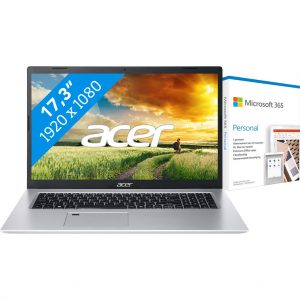 Acer Aspire 5 A517-52-52U6 + Microsoft 365 Personal NL Abonnement 1 jaar