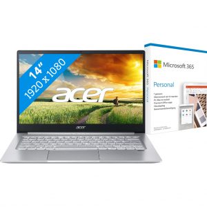 Acer Swift 3 SF314-59-52UX + Microsoft 365 Personal NL Abonnement 1 jaar