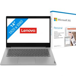 Lenovo IdeaPad 3 14IIL05 81WD00B2MH + Microsoft 365 Personal NL Abonnement 1 jaar