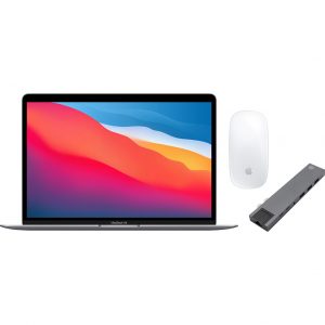 Apple MacBook Air (2020) 16GB/512GB Apple M1 Space Gray + Docking Station + Magic Mouse