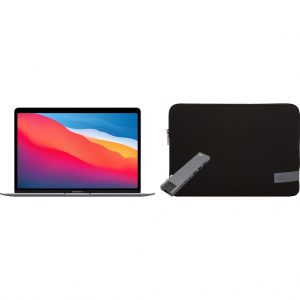 Apple MacBook Air (2020) MGN63N/A Space Gray + Docking Station + Laptophoes
