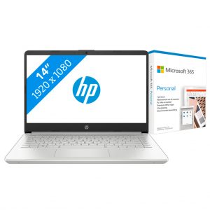 HP 14s-dq2960nd + Microsoft 365 Personal NL Abonnement 1 jaar