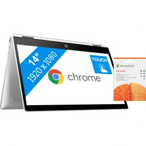 HP Chromebook x360 14b-ca0550nd + Microsoft 365 Personal