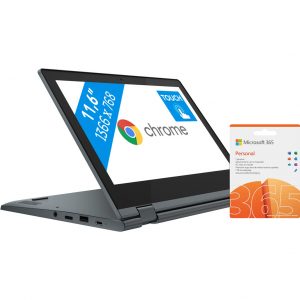 Lenovo Chromebook IdeaPad Flex 3 11IGL05 82BB001AMB Azerty + Microsoft 365 Personal