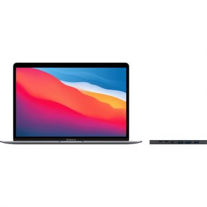 Apple MacBook Air (2020) 16GB/256GB Apple M1 Space Gray + Bluebuilt Docking Station
