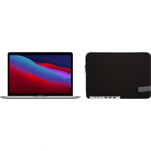 Apple MacBook Pro 13" (2020) MYDA2N/A Zilver + Docking Station + Laptophoes
