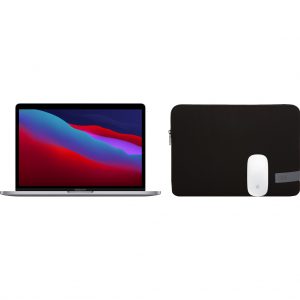 Apple MacBook Pro 13" (2020) MYDA2N/A Zilver + Magic Mouse + Laptophoes
